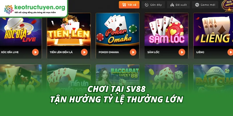 Khám phá lợi ích khi chơi tỷ lệ uy tín tại Sv88